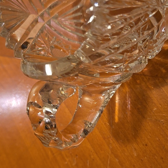 Antique American Brilliant Period Cut Glass Crystal Creamer & Sugar Set - Picture 13 of 16